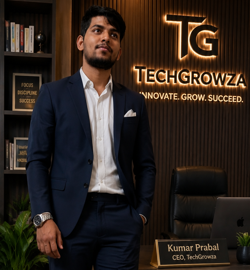 Kumar Prabal, Founder of TechGrowza
